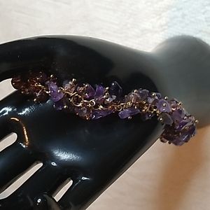 Amethyst bracelet gorgeous and one of a kind.